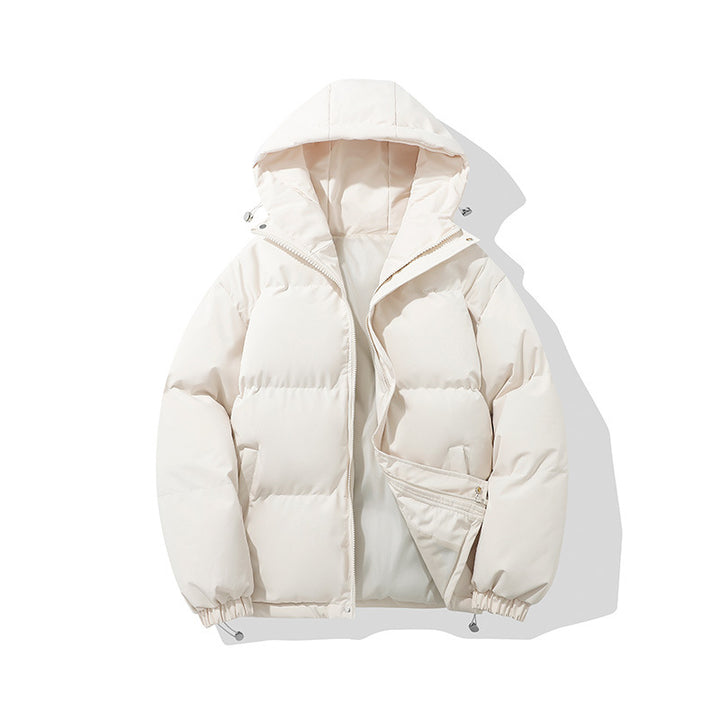 Veste Matelassée à Capuche Unisexe – Chaleur Moelleuse, Bas Ajustable