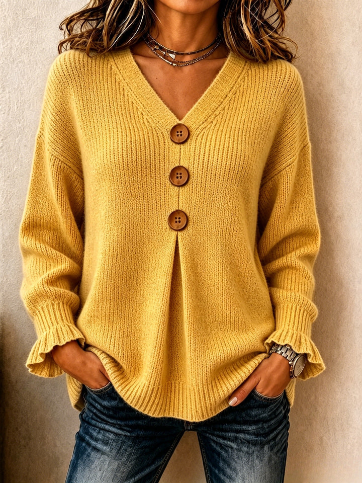 Pull Femme à Manches Longues – Coupe Évasée