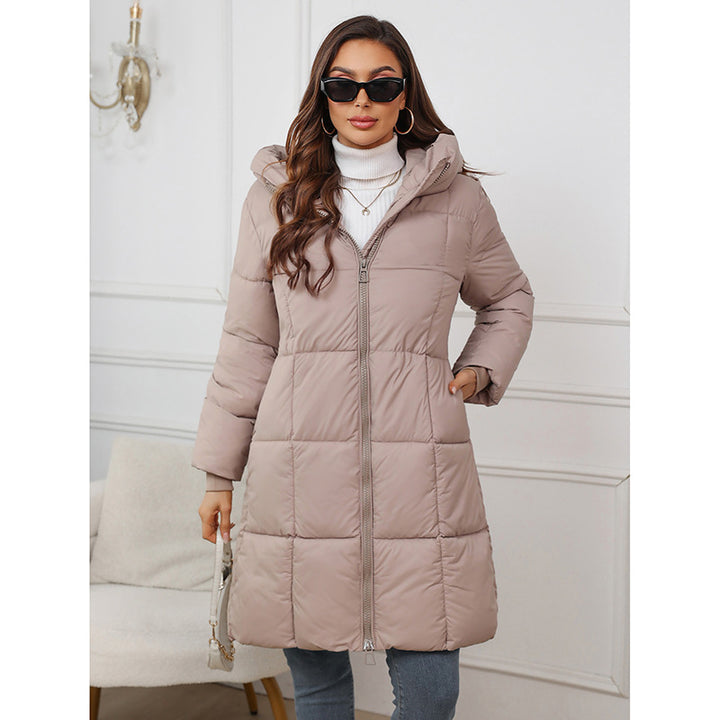 Manteau Femme à Capuche – Coupe Ample Élégante, Poches Pratiques
