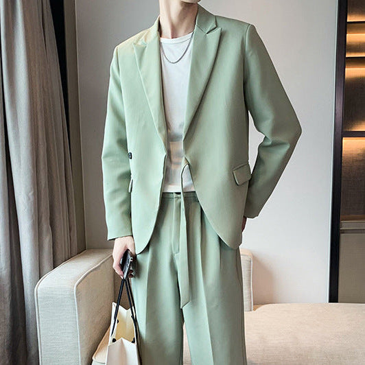Slim-Herrenanzug – Moderne Jacke und Hose als zweiteiliges Set