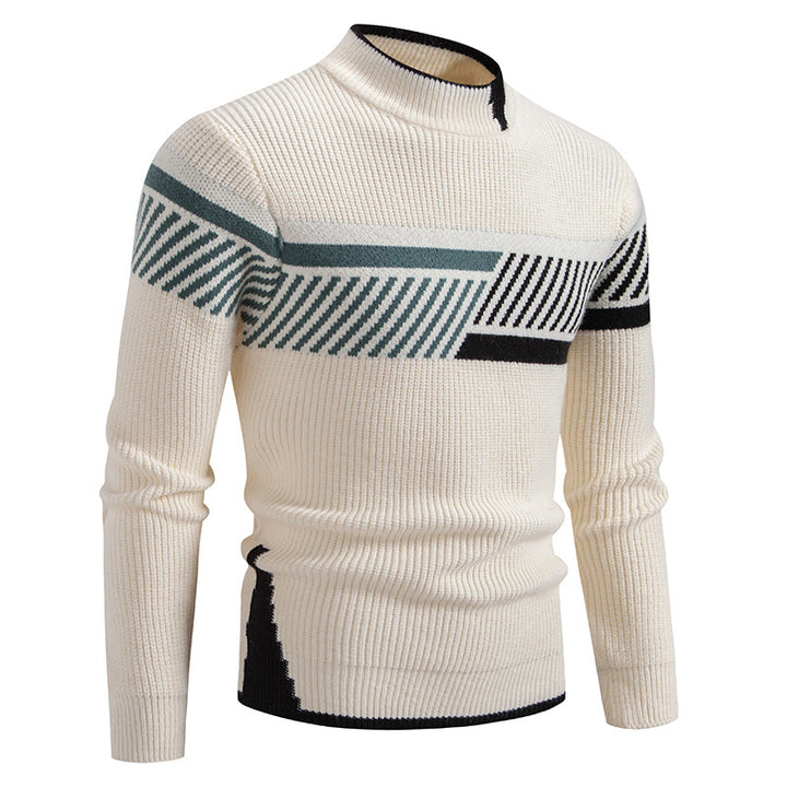 Pull Homme Maille Modal – Coupe Décontractée Épaissie