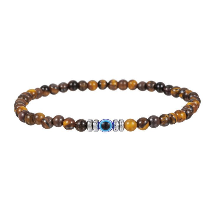 Bracelet Oeil du Diable Perles – Bijou Symbolique Couple