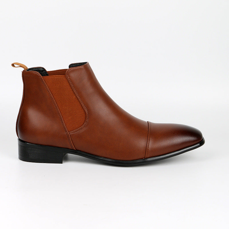 Bottes Chelsea Homme – Bout Carré Retro et Talon Bas