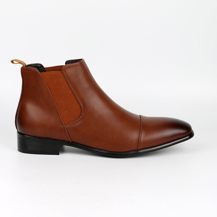 Bottes Chelsea Homme – Bout Carré Retro et Talon Bas