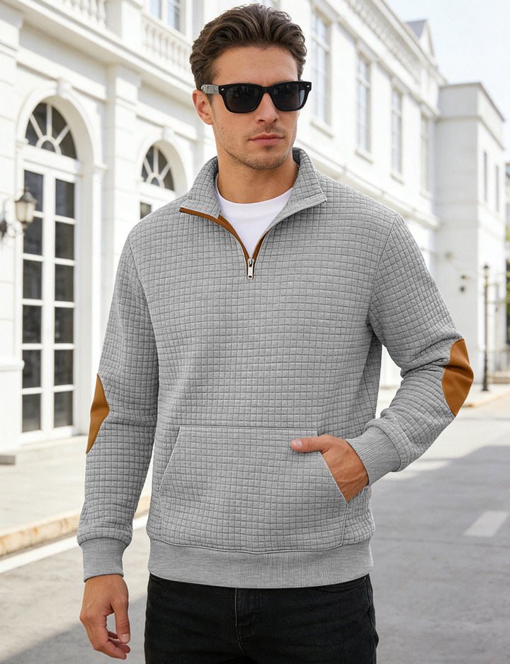 Herren-Pullover – lockere Passform im lässigen Stil mit aufgesetzter Tasche