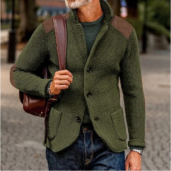 Herren-Cardigan – Retro-Style-Jacke mit lässigem Schnitt