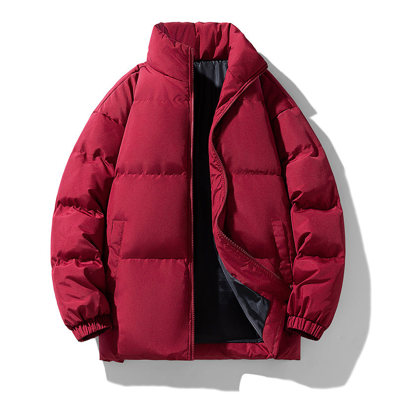 Veste Homme Matelassé Col Montant – Isolation Épaisse