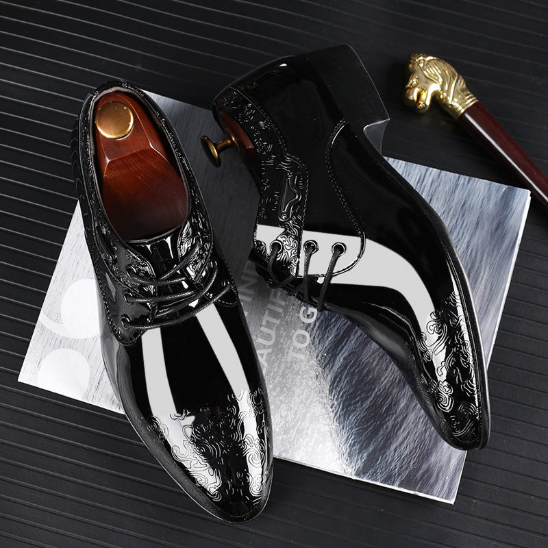 Chaussure Habillée Homme – Finition Brillante Intemporelle