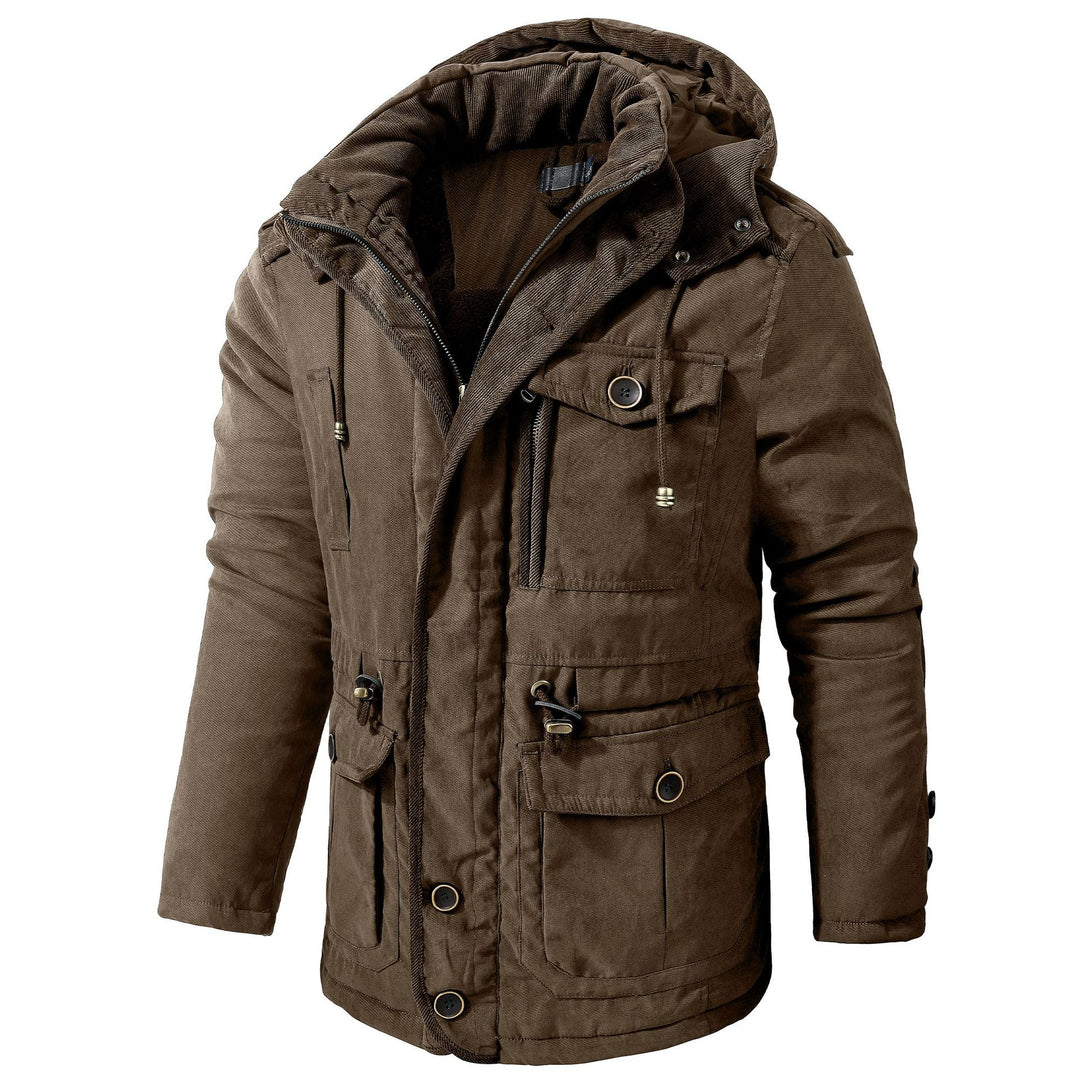 Veste Homme mi-longue doublée polaire – Confort et chaleur