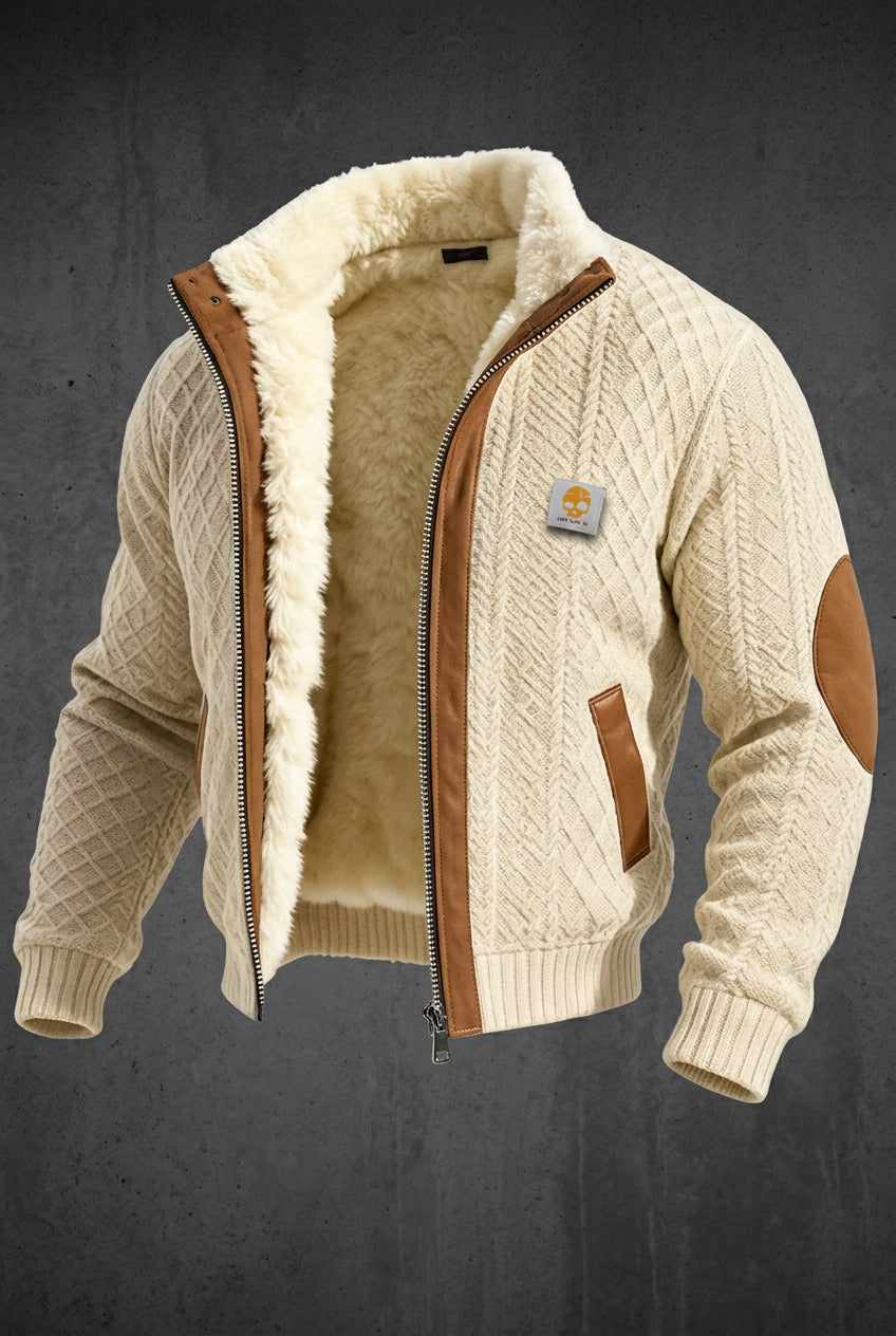 Veste Matelassée Homme – Coupe Slim Motif Carreaux et Poches 3D