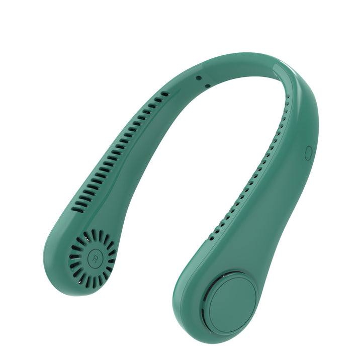 Ventilatore a Collo Ricaricabile Senza Pale – Portatile a Mani Libere USB