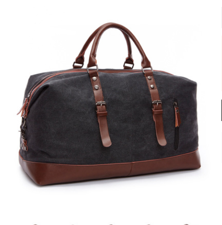 Borsa a tracolla da uomo in tela – Grande borsa da viaggio a spalla