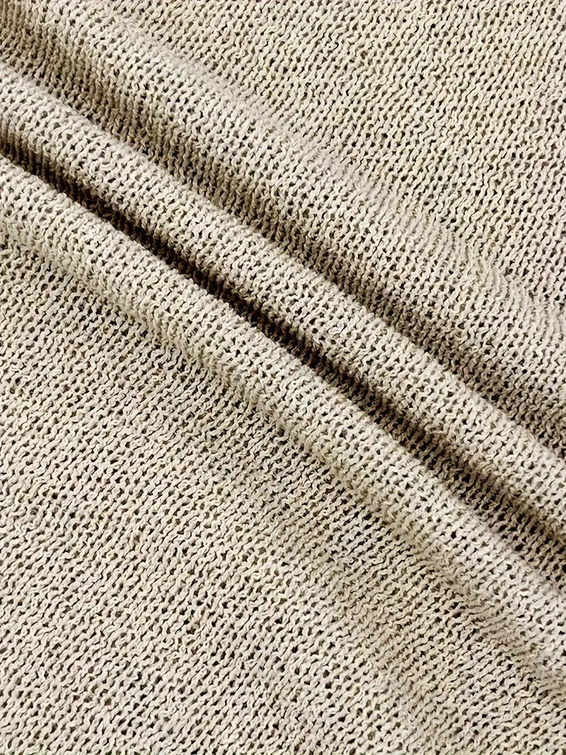 Mini-Strickkleid für Damen – Dünne Träger und Rückenausschnitt