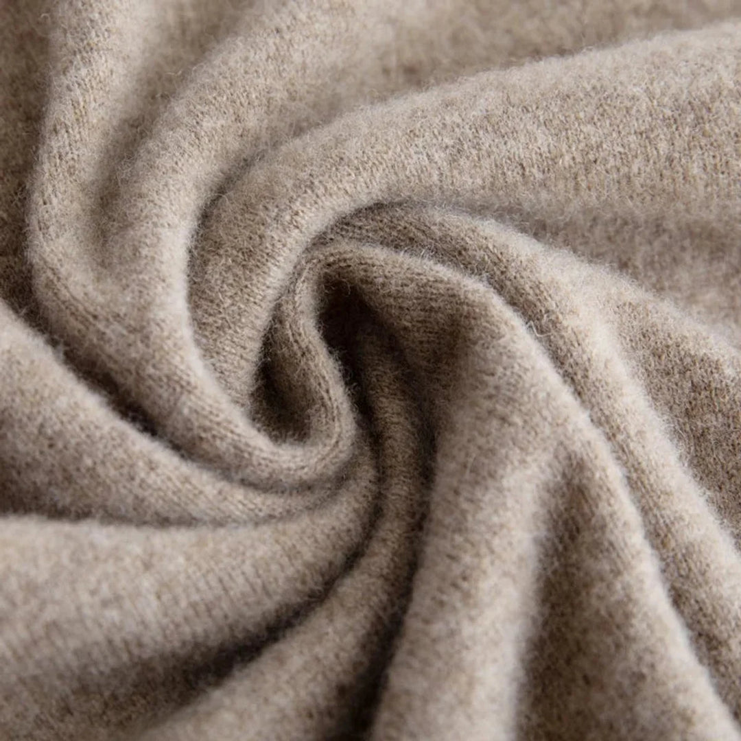 Herren-Strickweste ohne Ärmel – lässiger, weiter geschnittener Pullover