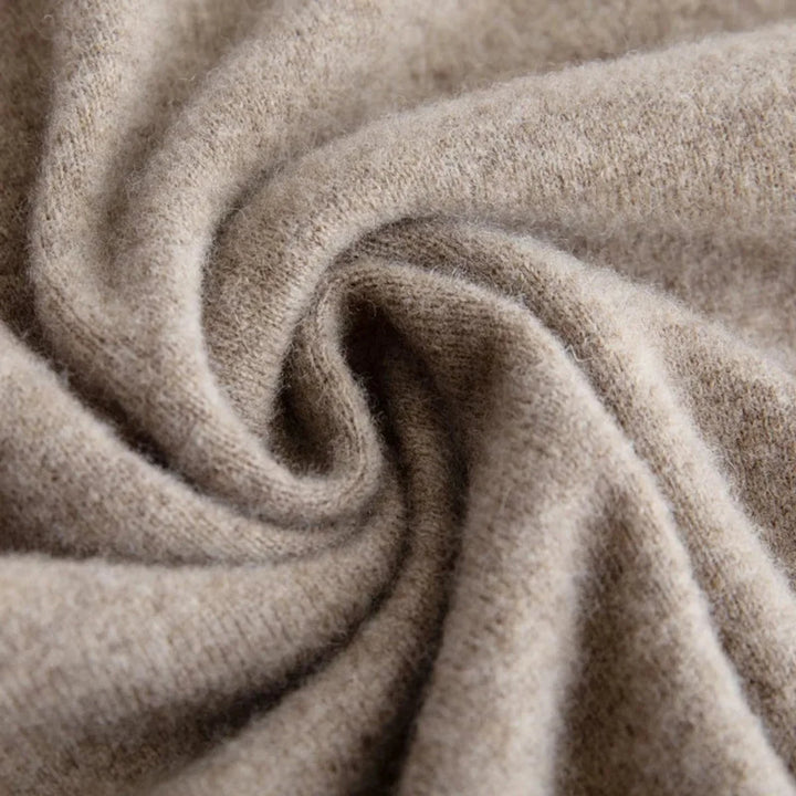 Herren-Strickweste ohne Ärmel – lässiger, weiter geschnittener Pullover