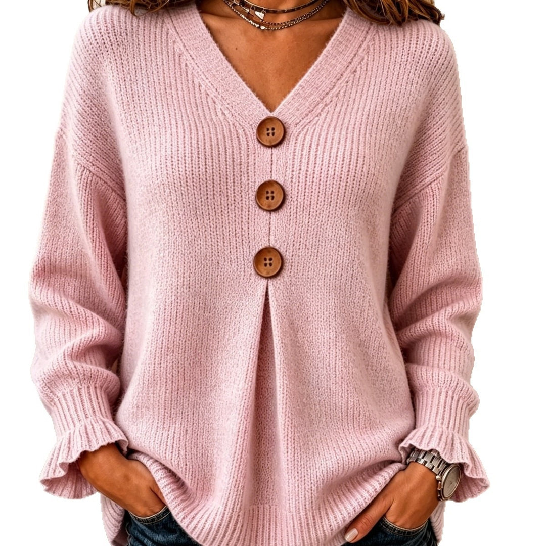 Pull Femme à Manches Longues – Coupe Évasée