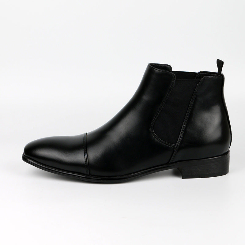 Bottes Chelsea Homme – Bout Carré Retro et Talon Bas
