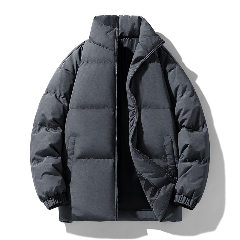 Veste Homme Matelassé Col Montant – Isolation Épaisse