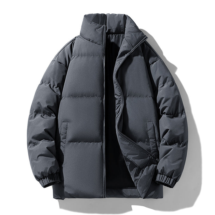 Veste Homme Matelassé Col Montant – Isolation Épaisse
