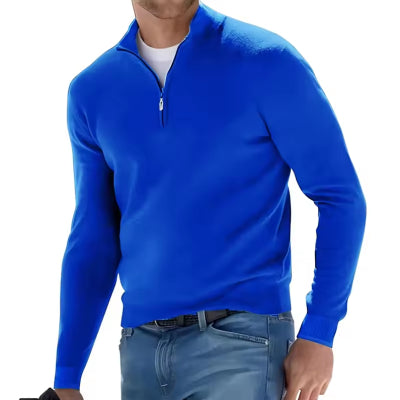 Herrenpullover aus feinem Strick – weiches, glattes Strickgewebe
