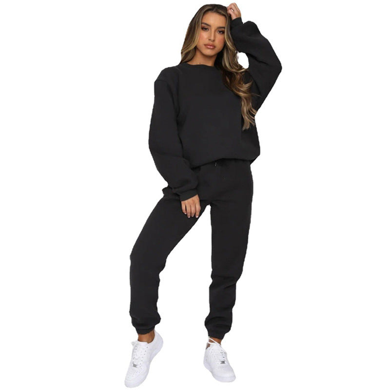 Ensemble Deux Pièces Femme – Pull Décontracté et Pantalon Relax