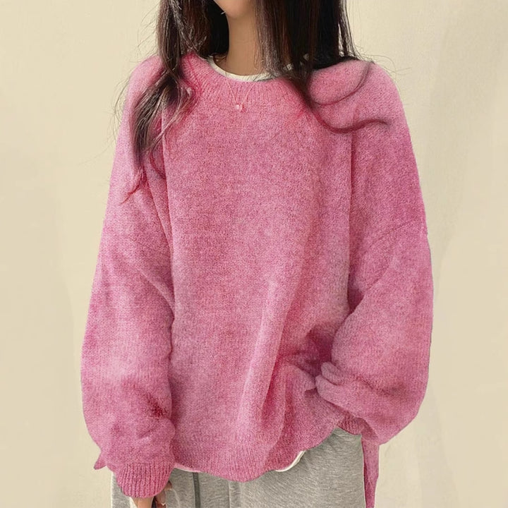 Pull Femme Maille – Coupe Ample Manches Longues