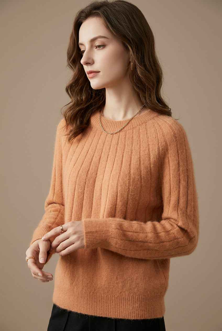 Pull Femme en Maille – Coupe Courte Décontractée