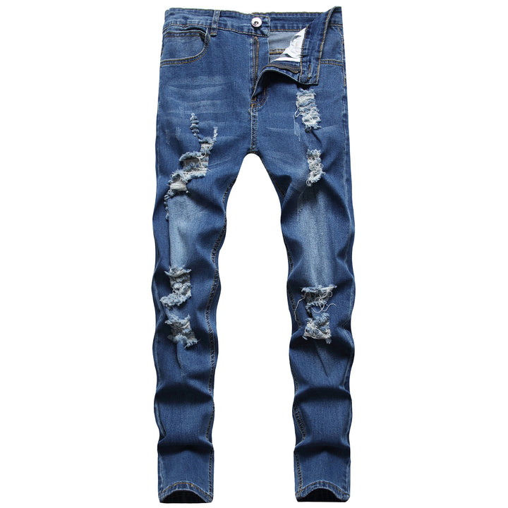 Slim fit-jeans til mænd i bomuld – strækbar pencil fit