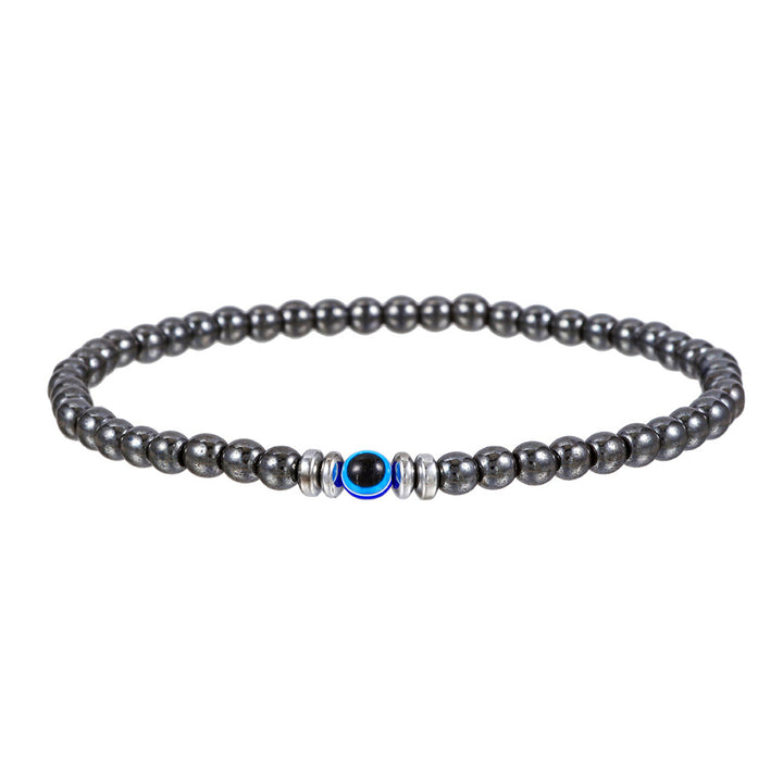 Bracelet Oeil du Diable Perles – Bijou Symbolique Couple