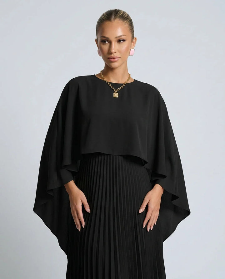 Robe Femme Maxi Manches Chauve-souris Coupe Décontractée.