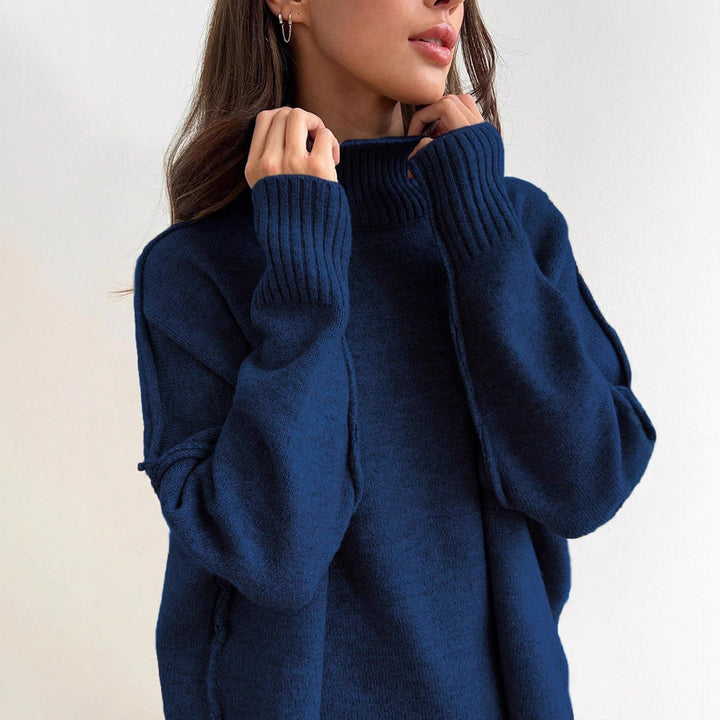 Ensemble Deux Pièces Femme Maille – Pull Décontracté et Pantalon Large