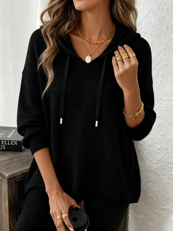 Sweat à Capuche Femme – Coupe Décontractée Style Uni