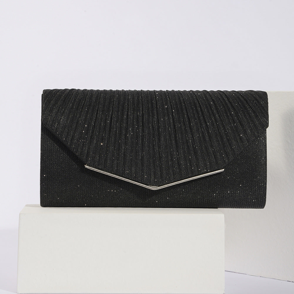 Vintage Damen Abendtasche – Kissenform mit schickem Klappverschluss