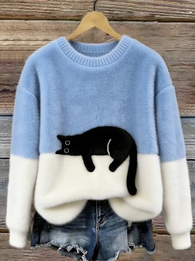 Pull Femme en Maille – Coupe Décontractée Toucher Doux