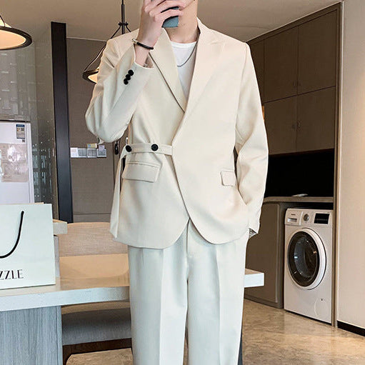 Slim-Herrenanzug – Moderne Jacke und Hose als zweiteiliges Set