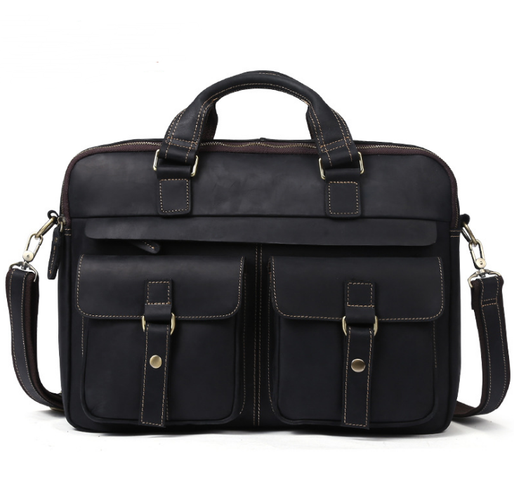 Borsa a mano uomo in vera pelle – Porta documenti business classico