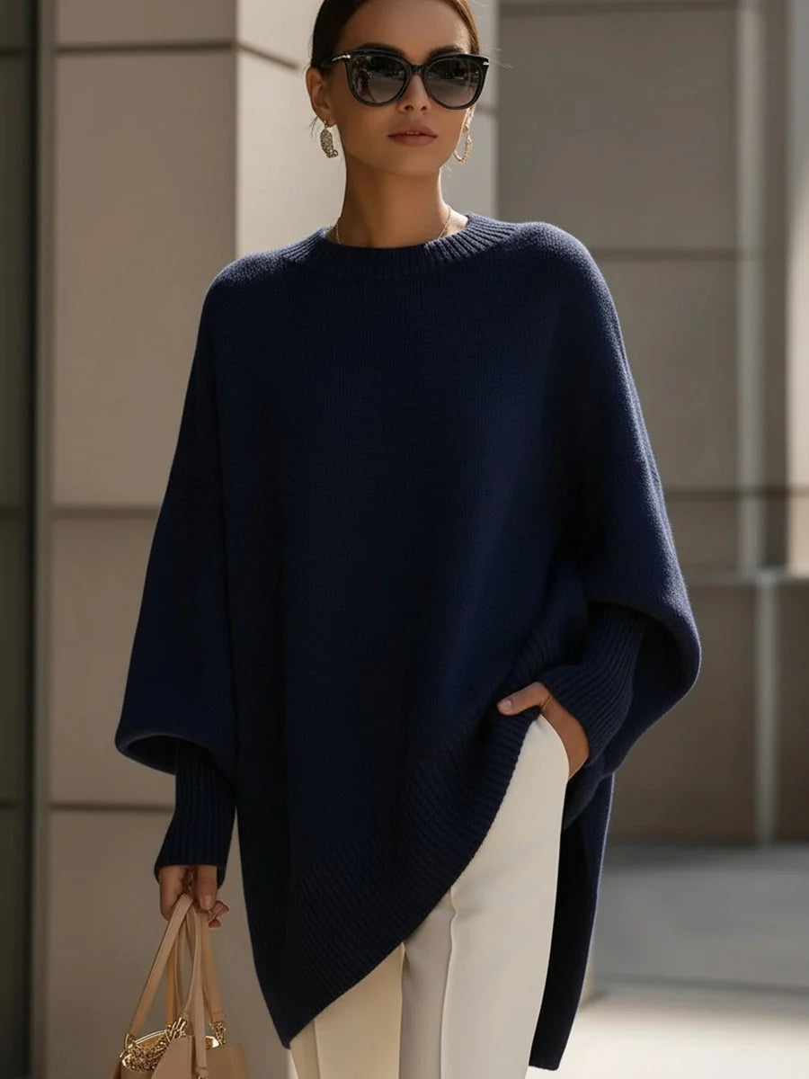 Oversize-Pullover für Damen aus Strick – Weite und dicke Passform
