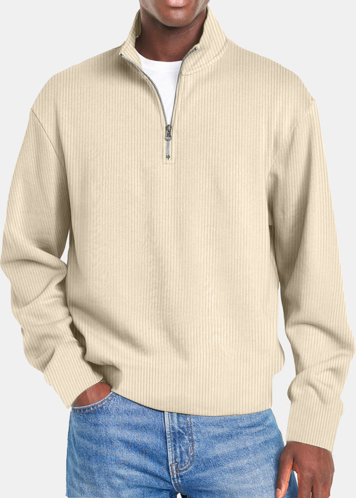 Pull Homme Slim – Tricot Zippé Sport Chic