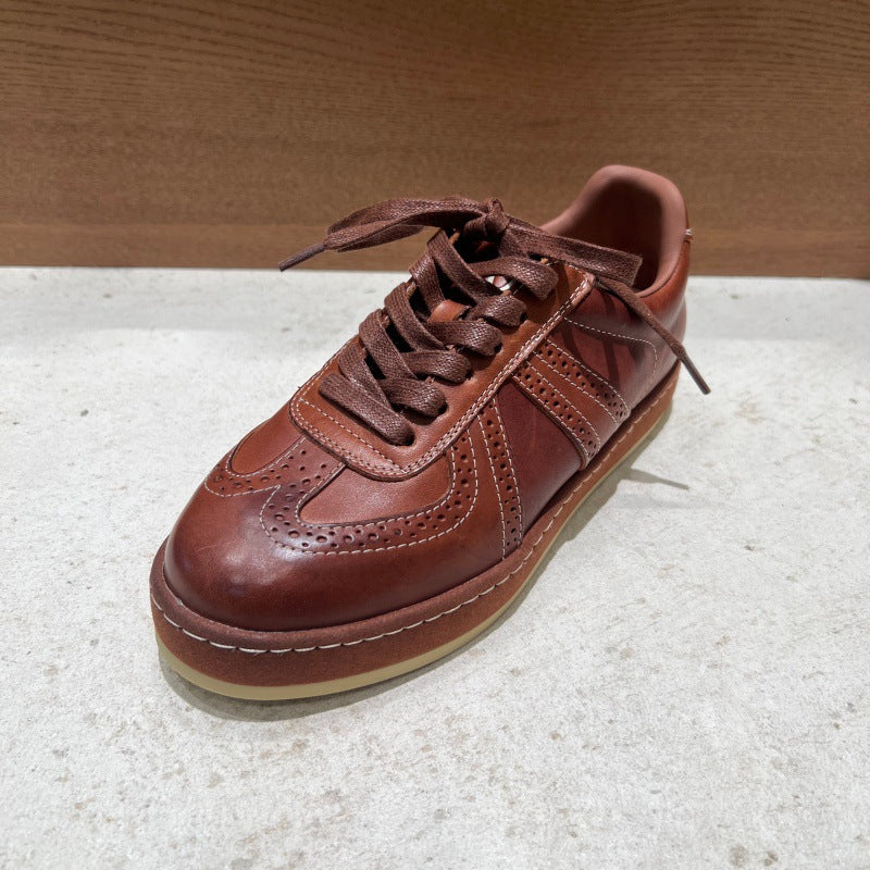 Damen-Sneaker aus Rindsleder – Lässiger sportlicher Stil