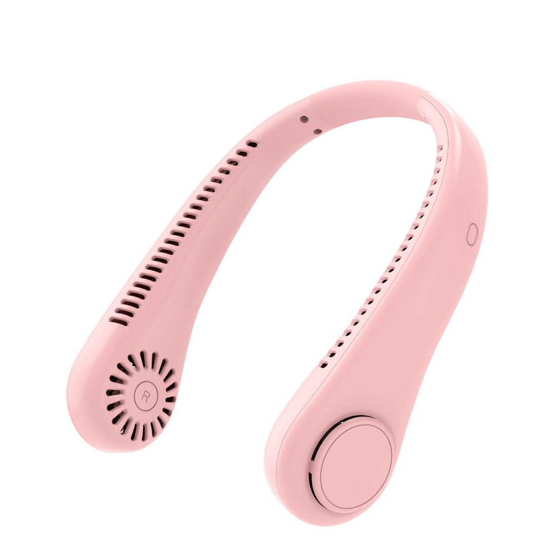 Ventilatore a Collo Ricaricabile Senza Pale – Portatile a Mani Libere USB
