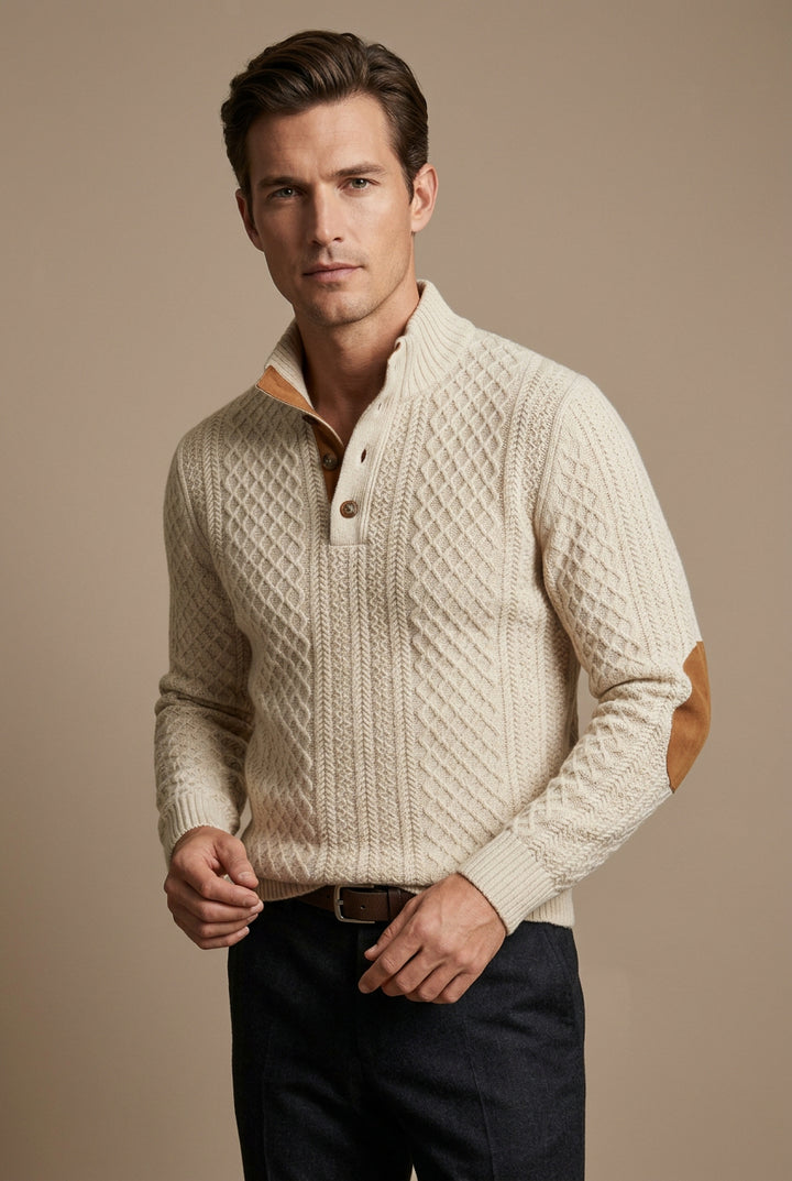 Pull Homme Effet 3D – Coupe Décontractée Rétro Imprimée