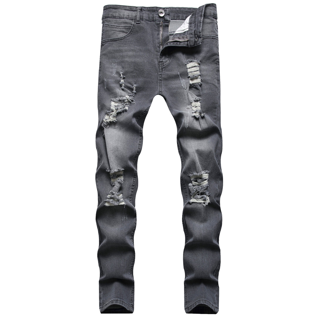 Slim fit-jeans til mænd i bomuld – strækbar pencil fit