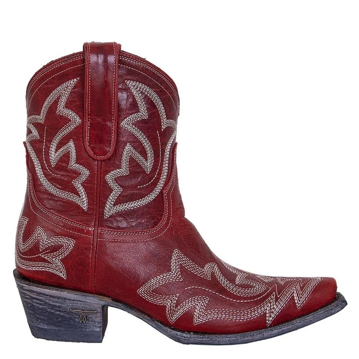 Spitze bestickte Damen-Stiefeletten – elegante Silhouette