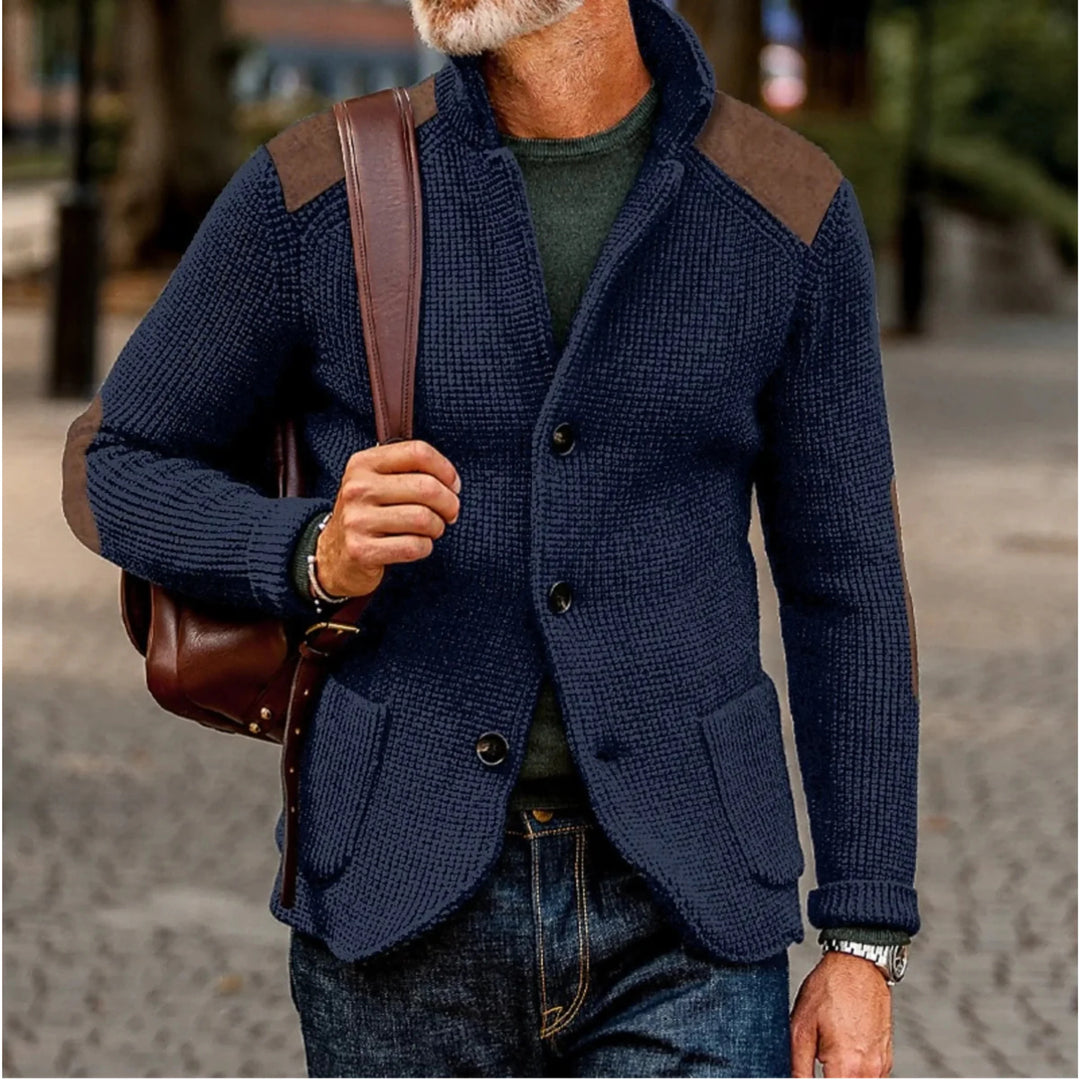 Herren-Cardigan – Retro-Style-Jacke mit lässigem Schnitt
