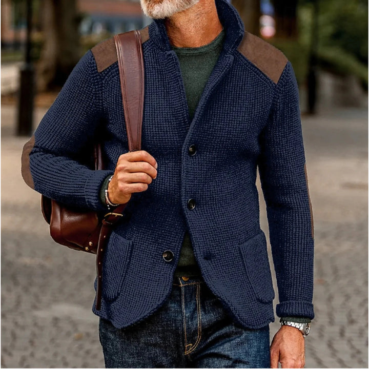 Herren-Cardigan – Retro-Style-Jacke mit lässigem Schnitt