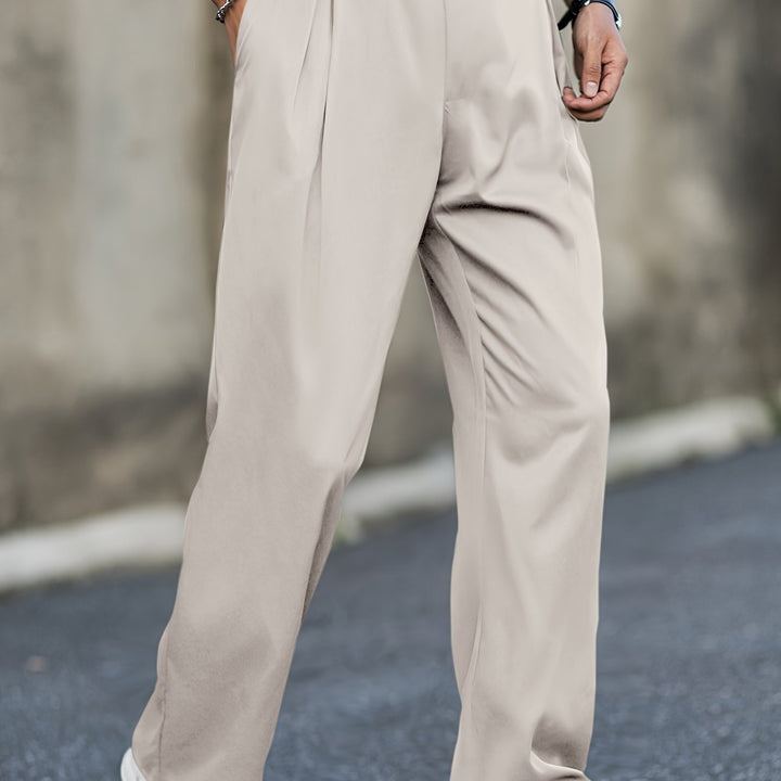 Kurze Hose Herren – Hohe Taille, gerader Stretch-Schnitt