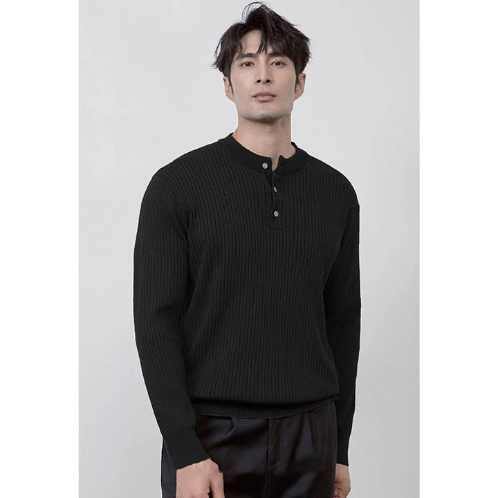Pull Homme Coupe Slim – Maille Moderne à Manches Longues