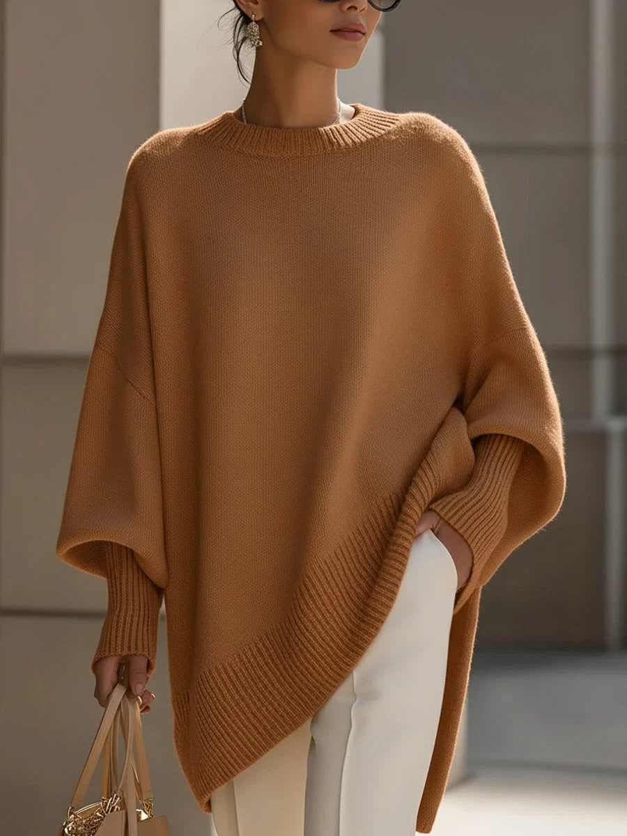 Oversize-Pullover für Damen aus Strick – Weite und dicke Passform