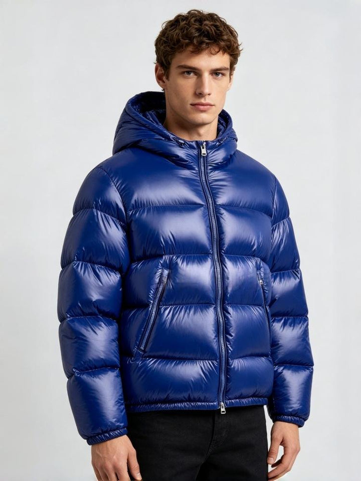 Veste Homme Matelassée à Capuche – Coupe Décontractée Style Urbain