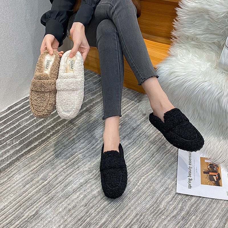 Chaussons Femme en Laine d&